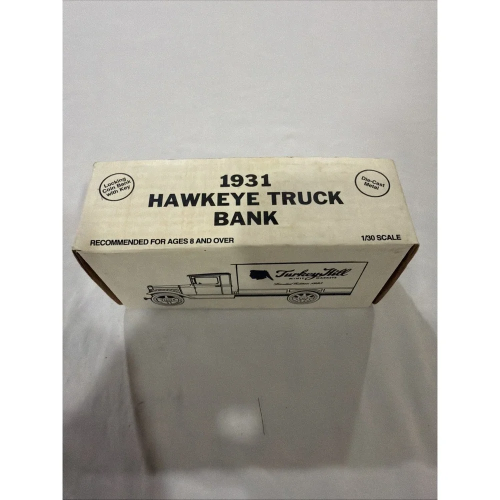 Ertl 1931 Hawkeye‎ die-cast metal coin bank for Turkey Hill Mini Markets